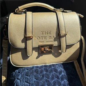 Marc Jacobs Gold Tote Bag